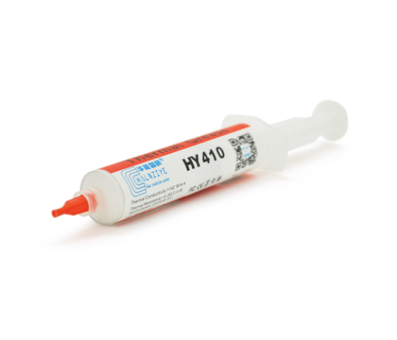 Паста термопровідна HY-410 30g, шприц, White, >1,42W/m-K,  Полтава