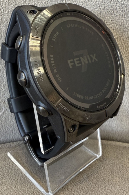 Смарт-часы Garmin Fenix 7X 51mm Solar Slate Gray with Black Band. Харьков - изображение 8
