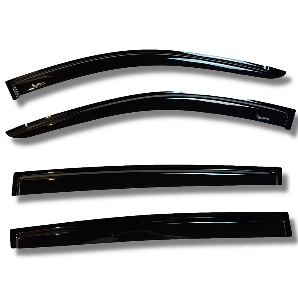 Дефлектори вікон (вітровики) Honda Civic VIII 2006-2011, 4шт, SOVA-PL, седан, на скотчі Київ - фото 1