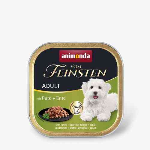 Корм вологий Vom Feinsten Adult with Turkey duck для дорослих собак з індичкою і качкою 150 г Київ