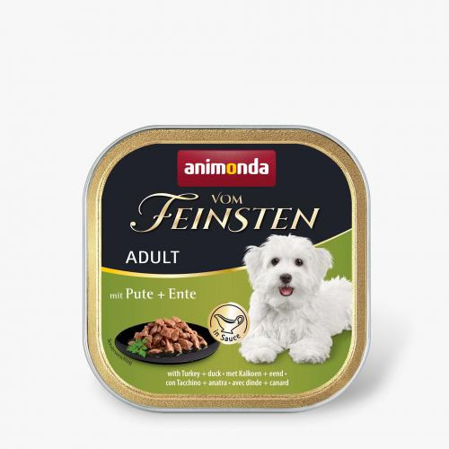 Корм вологий Vom Feinsten Adult with Turkey duck для дорослих собак з індичкою і качкою 150 г Київ - фото 1
