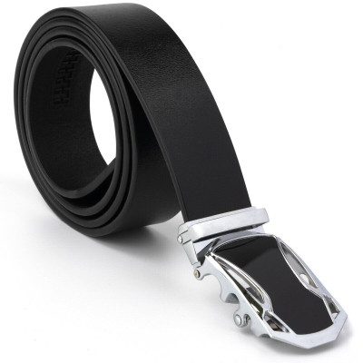 Ремень Vintage Мужской с пряжкой автомат с черной вставкой Черный (20254) Винница - изображение 5