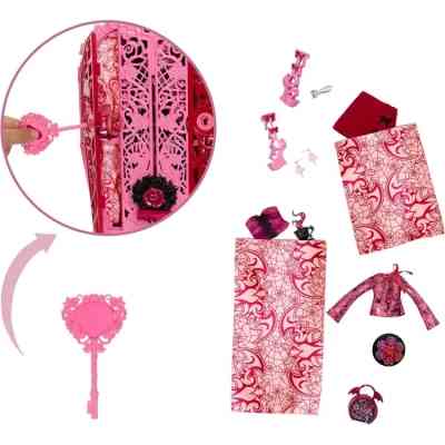 Кукла Monster High Набор-сюрприз Ужас-секреты Дракулоры серии Цвет и тьма (HYT72) Винница