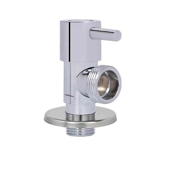 Кран кутовий Thermo Alliance Standart (ручка паличка) з керам.буксою 1/2"Н х 1/2"Н SF343W1515 Київ