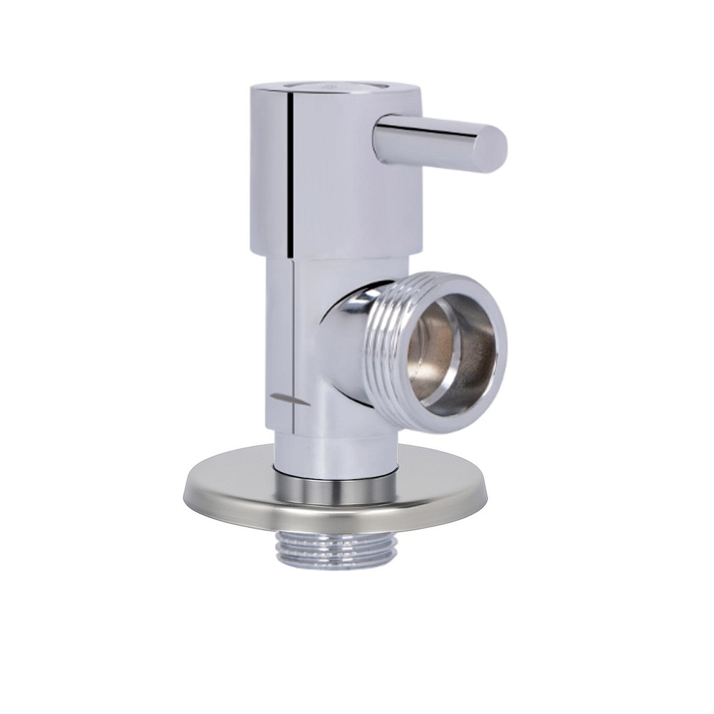 Кран кутовий Thermo Alliance Standart (ручка паличка) з керам.буксою 1/2"Н х 1/2"Н SF343W1515 Київ - фото 3