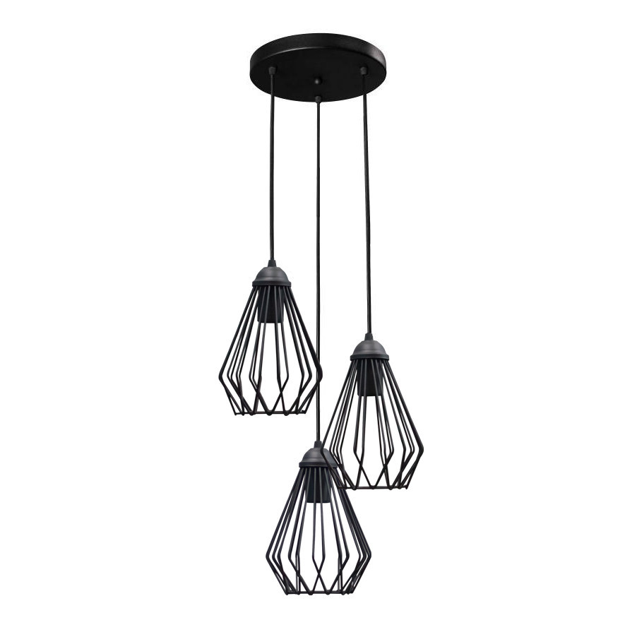 Лофт светильник подвесной Е27-3 Silvia NL 05371-3R Киев - изображение 1