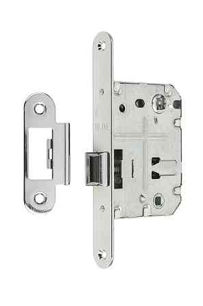 Замок для міжкімнатних дверей Gavroche GR 70 ( безшумний) CP хром зі зворотньою планкою Київ