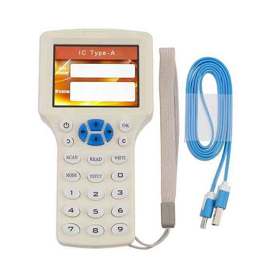 Копіювальник RFID ID РЧІД NFC дублікатор 10 частот LCD універсальний зчитувач карт Київ