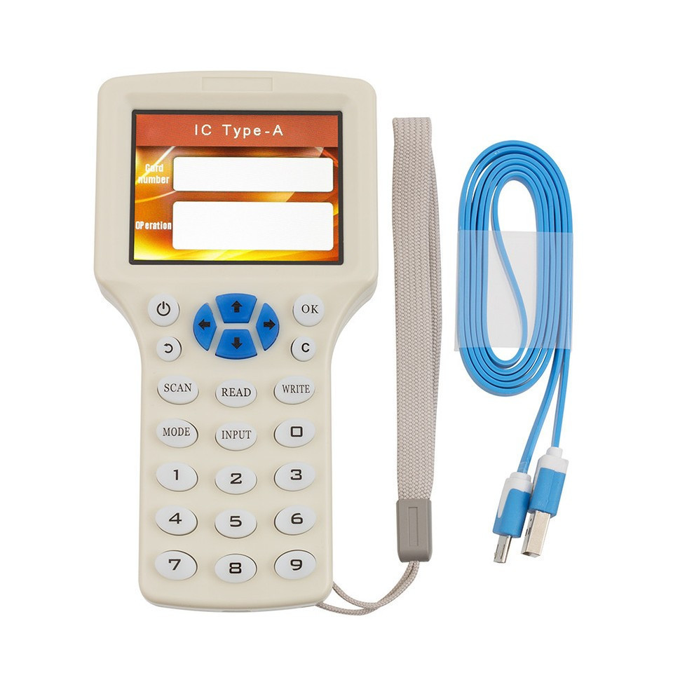 Копіювальник RFID ID РЧІД NFC дублікатор 10 частот LCD універсальний зчитувач карт Київ - фото 2
