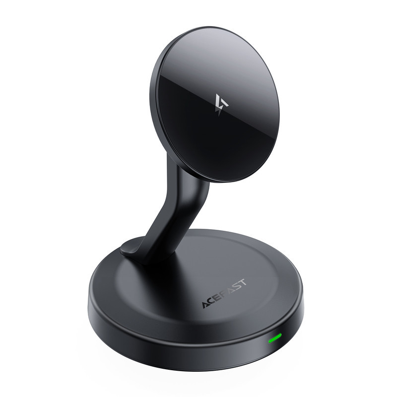 Бездротовий мультизарядний пристрій ACEFAST E26 desktop mobile phone wireless charging holder Black Одеса - фото 3