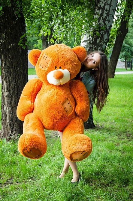 Мягкая игрушка Подарок плюшевый мишка, Плюшевый медведь Потап 150 см Карамельный Тернополь - изображение 1