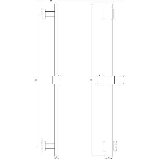 Душова стійка Globus Lux SUS-1108-BB Тернопіль