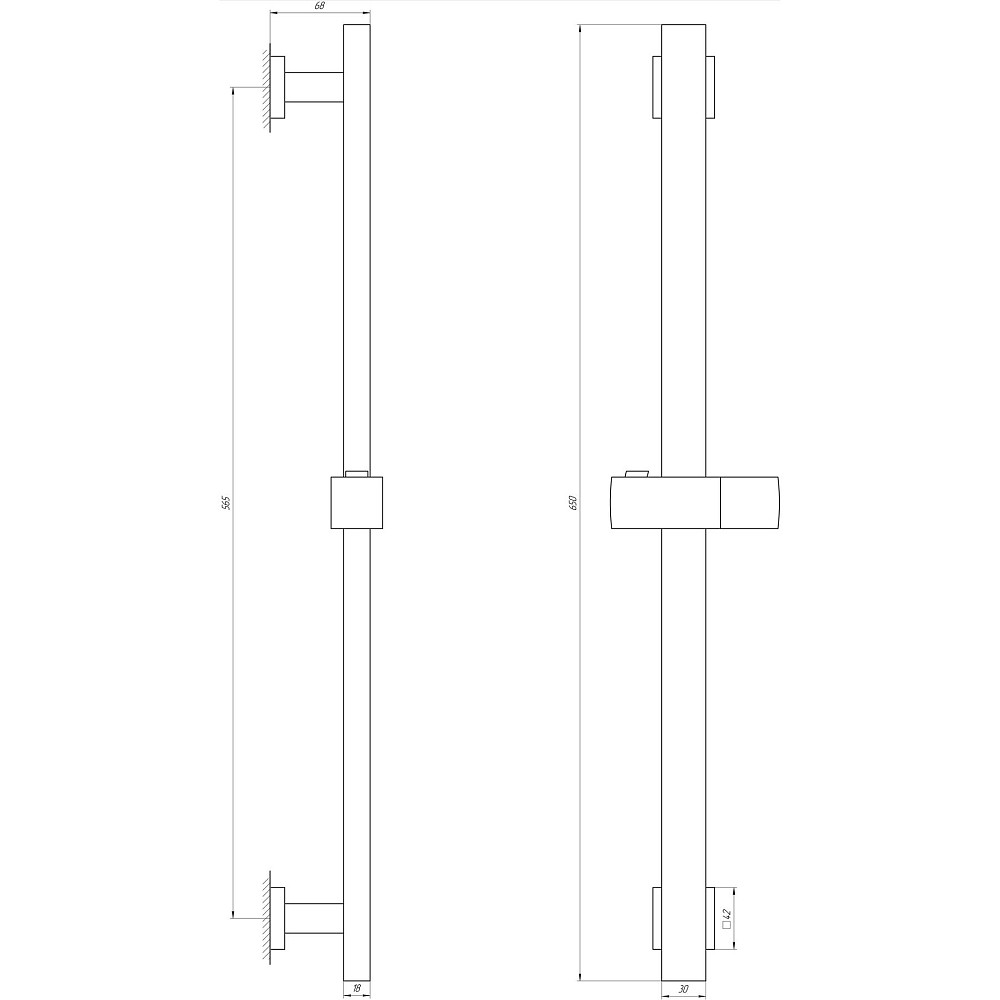 Душова стійка Globus Lux SUS-1108-BB Тернопіль - фото 6
