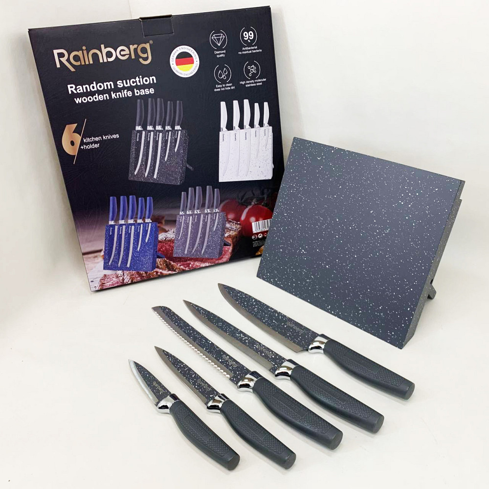 Професиональный кухонный набор ножей, Набор ножей для приготовления пищи Универсальный LE-25 Львов - изображение 1