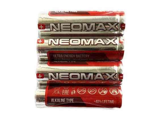 Батарейка лужна LR6/AA Alkaline 4шт (плівка) ТМ Neomax Київ