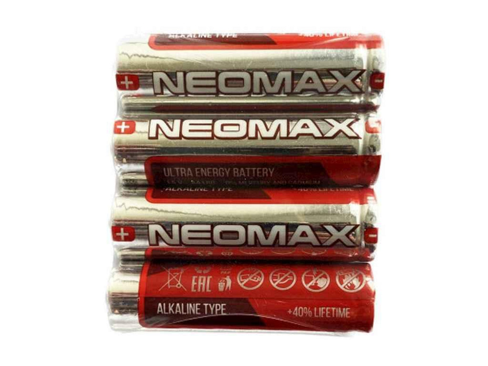 Батарейка лужна LR6/AA Alkaline 4шт (плівка) ТМ Neomax Київ - фото 1