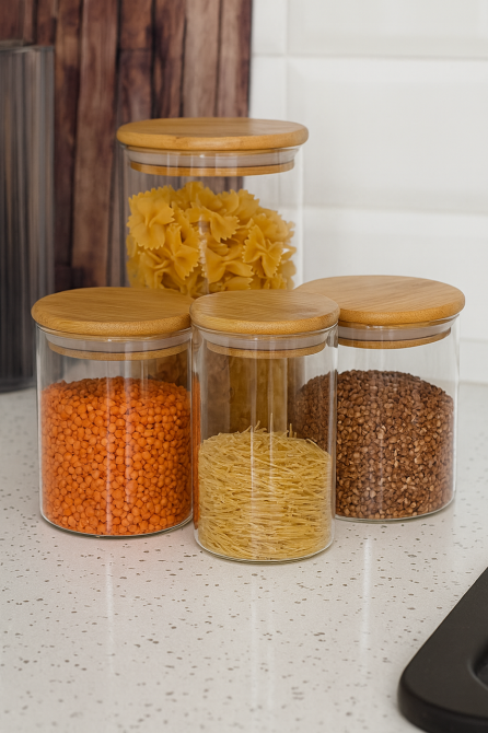 Набор банок для сыпучих и продуктов 6+1 400-1000 мл. Киев - изображение 4