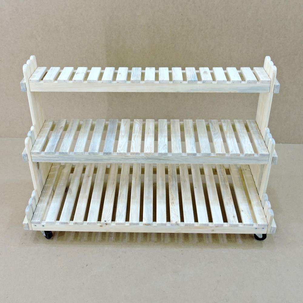 Підставка для квітів "Санабрія 100" на коліщатках бланже Миколаїв - фото 5