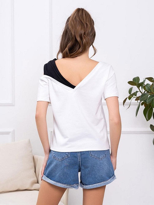 Трикотажна футболка "Black&White" оптом | Норма і батал Київ - фото 9