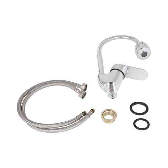 Смеситель для кухни Lidz Tani 008F4 с гибким изливом (k40) LDTAN008F4CRM44972 Chrome Киев