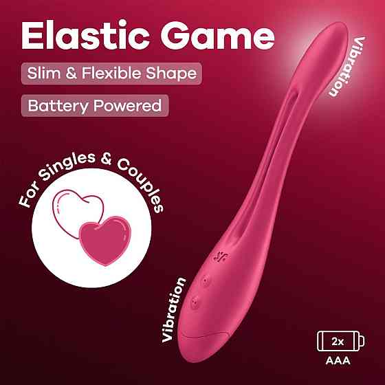 Універсальний гнучкий вібратор для пар Satisfyer Elastic Game Battery Series Sex Aura Київ