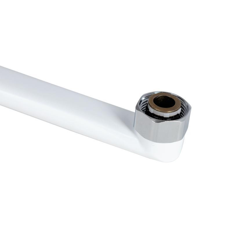 Змішувач для ванни Lidz Latwa 005 з душовим гарнітуром (LDLAT005WHI45425) білий/хром Київ - фото 7