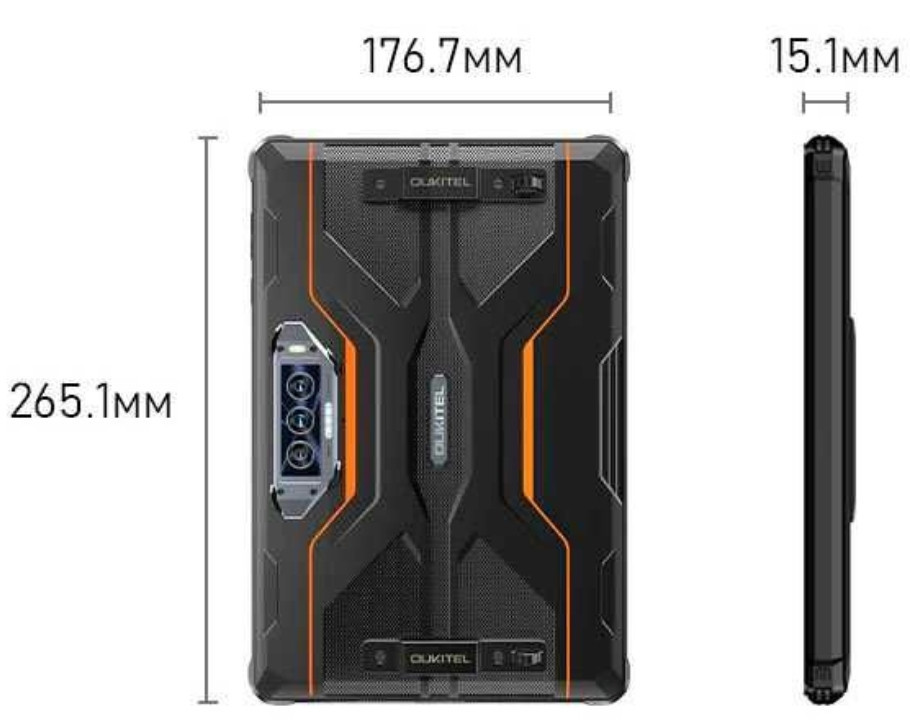 Захищений і протиударний планшет Oukitel Pad RT8 12Gb/256Gb Київ - фото 2