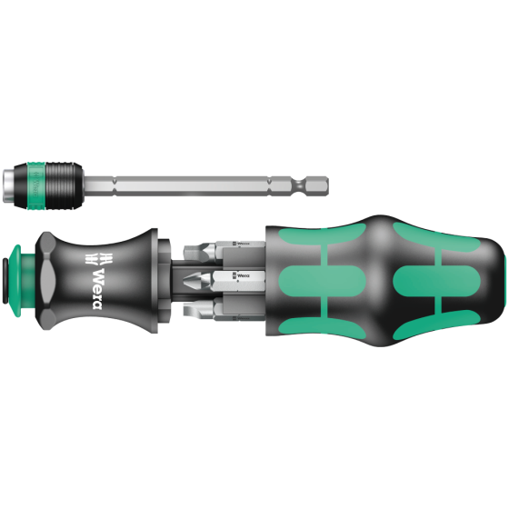 Викрутка Wera з магнітним тримачем 1/4" магазин для біт в ручці PH/PZ/SLх25мм, 7од., в сумці Одеса