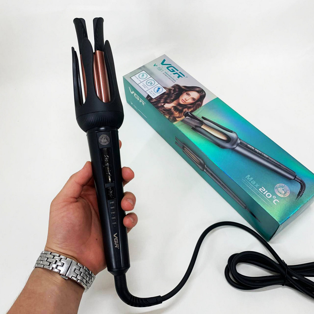 Плойка для волос хорошая VGR, Утюжок для завивки волос Современные щипцы завивки CU-65 Львов - изображение 7