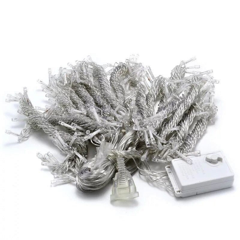 Светодиодная Гирлянда Сетка 1.2х1.6 метра LED 120 Синяя Силиконовая Неон Днепр - изображение 8