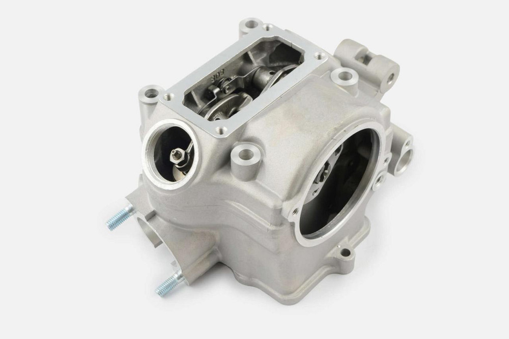 Головка цилиндра мотоцикл 4T CB250 (в сборе, + клапаны, крышка) (OHC, вод. охлаждение, #2) Мукачево - изображение 1