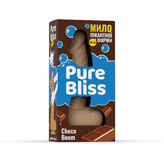 Мыло член Pure Bliss Choco Boom Brown, 15 см Sex Aura Киев