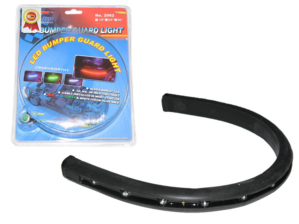 Подсветка гибкая 2062R 12LEDх30см красн/резинов.основа Винница - изображение 3