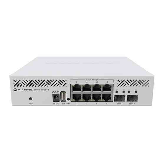 Комутатор MikroTik CRS310-8G+2S+IN (8x2,5GE LAN, 2xSFP+, L3, настільний) 98DX226S 800 МГц Харків