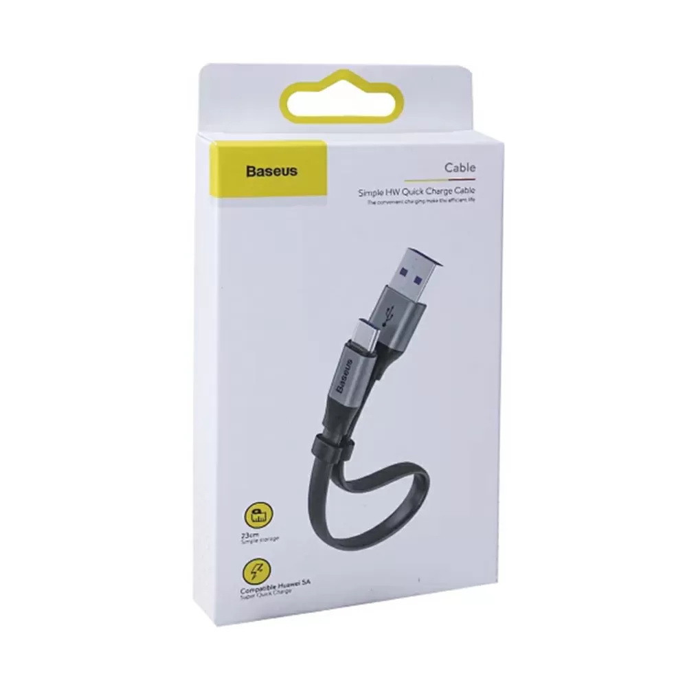 Кабель USB Type-C Baseus CATMBJ-BG1 (0,23 м, 5 А 40 В) Миколаїв - фото 5