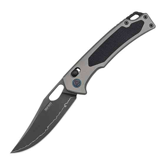 Ніж складаний SRM Retriever 9203-AK2, чорно-сірий Рівне