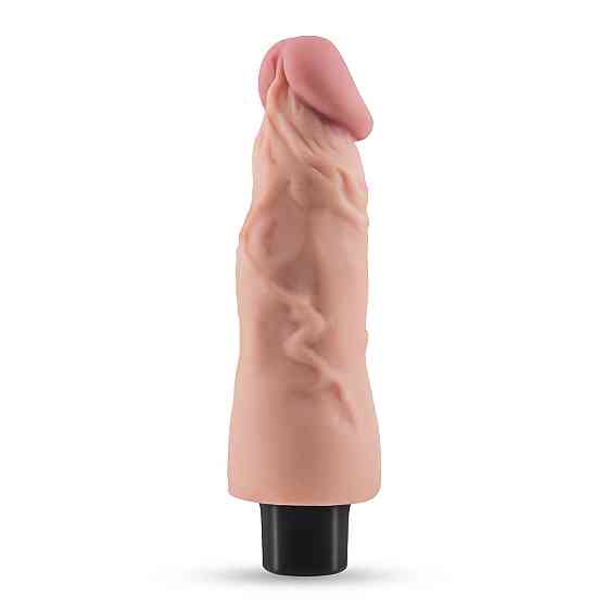 Вибратор реалистичный CRUSHIOUS Mr. Skin, 10 режимов, бежевый, 17,5 х 4 см Sex Aura Киев