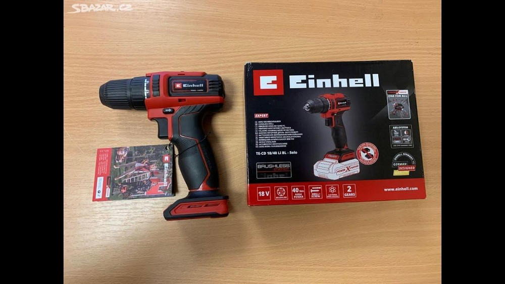 Аккумуляторный бесщеточный шуруповерт Einhell TE-CD 18/40 Li BL Solo: 18V, 40 Нм (без АКБ и ЗАРЯДКИ) Киев - изображение 8