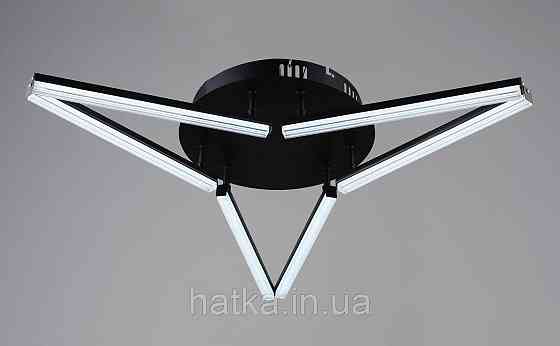 Люстра потолочная светодиодная VALESO YH1324/6 BK, LED 36W, Черный Киев