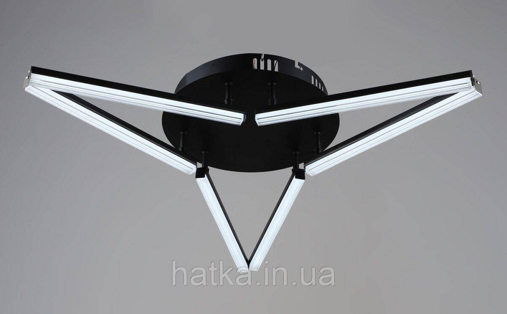 Люстра потолочная светодиодная VALESO YH1324/6 BK, LED 36W, Черный Киев - изображение 1