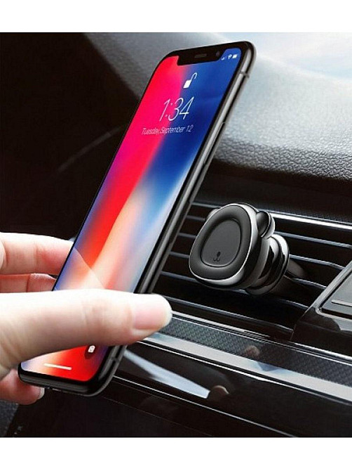 Держатель для телефона магнитный Baseus SUBR-A01 Bear Magnetic Car Bracket Black Киев - изображение 4