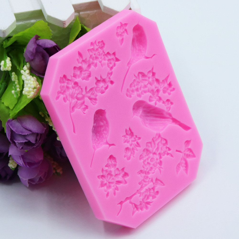 Молд силіконовий Птахи 119 на 90 см рожевий Київ - фото 7