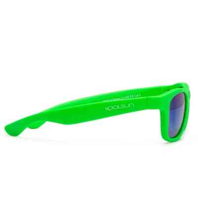 Дитячі сонцезахисні окуляри Koolsun Wave, 3-10 років, неоново-зелен (KS-WANG003) Вінниця