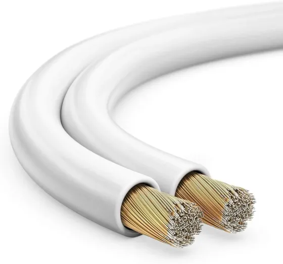 Акустичний кабель MANAX 2 x 1.5 мм² (білий) 30м — Висока якість звуку Луцьк