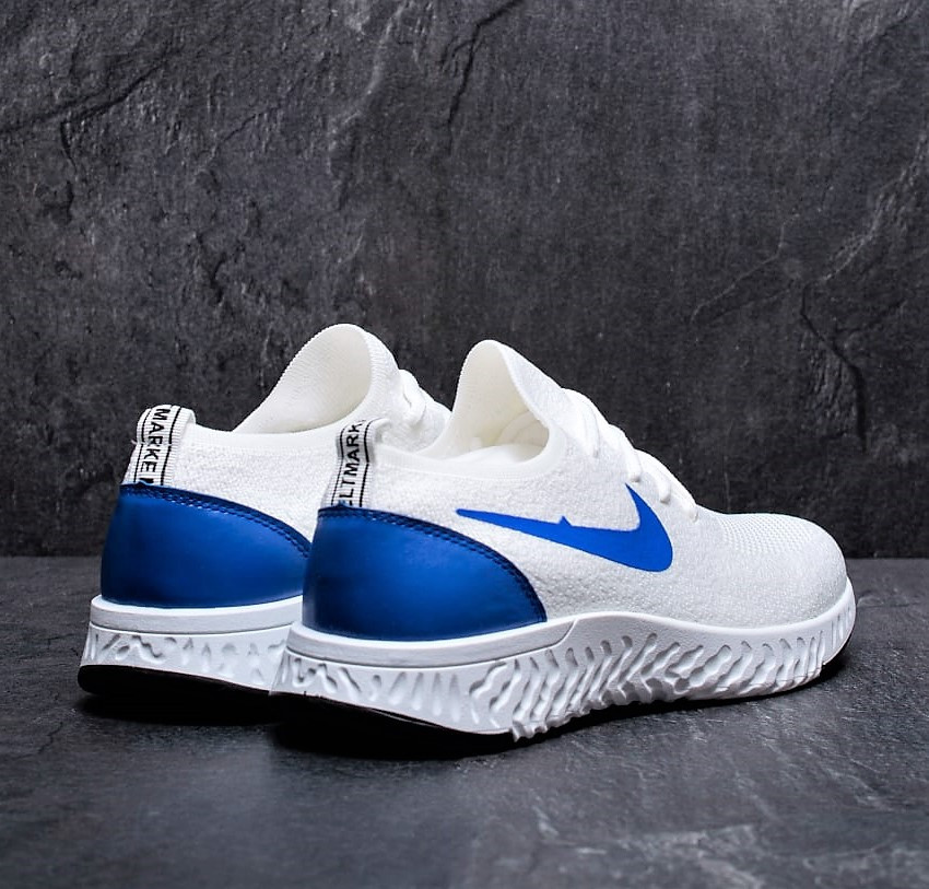 Кросівки Чоловічі Білі Тканинні Boost Пінка в стилі N!ke (розміри: 40,41,42,43) — 108-5 Дніпро - фото 4