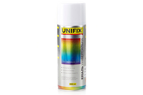 Емаль акрилова універсальна RAL 9002 Кремова гл. 400 мл UNIFIX Рівне - фото 1