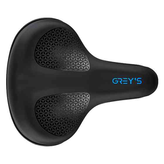 Сідло велосипедне Grey's 260мм*215мм чорне (GR70240) Львів