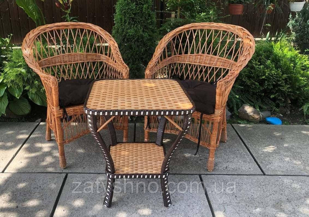 Мебель плетеная с квадратным столом Киев - изображение 4