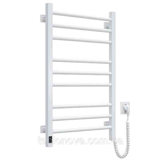 Полотенцесушитель Классик Квадро 500х800 Sensor правый с таймером, белый Черновцы