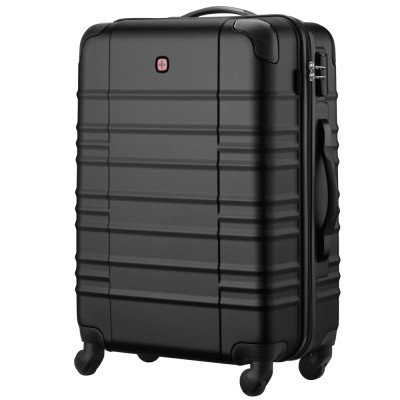 Чемодан Wenger Amplar, середня, пластик, 4 колеса, чорна (653146) Винница - изображение 8